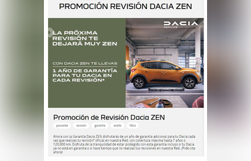 Revisión Dacia Zen